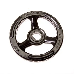 Koło ręczne ze stali nierdzewnej z okrągłym otworem